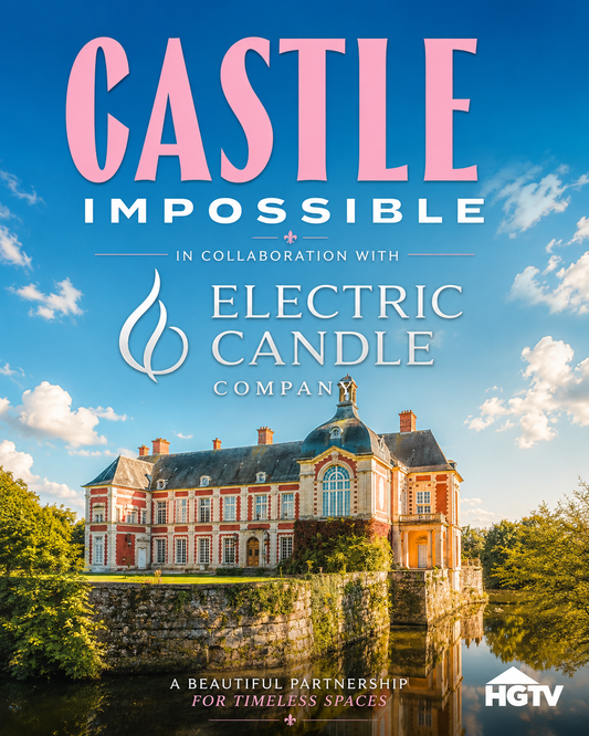 Electric Candle Co. installs 250 candles for Castle Impossible & Château de Lésigny,