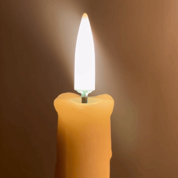 The Redesigned LED Feeling's Flame® Electric Candle - Warm Candlelight