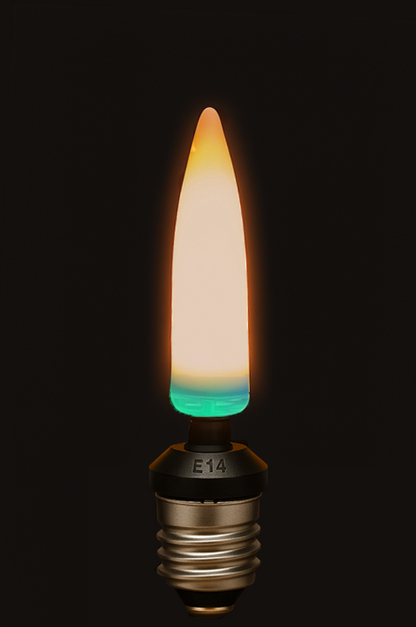 The Inspired Lightbulb - "Nonmoving" LED Bulb - Box of 2