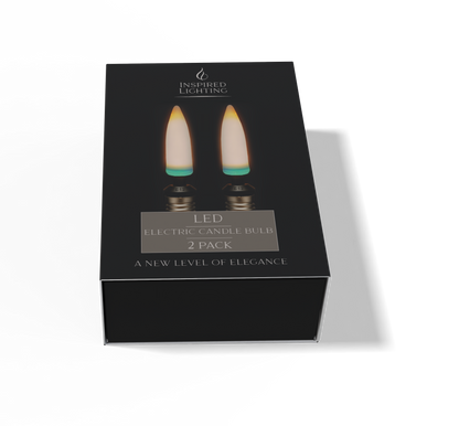 The Inspired Lightbulb - "Nonmoving" LED Bulb - Box of 2